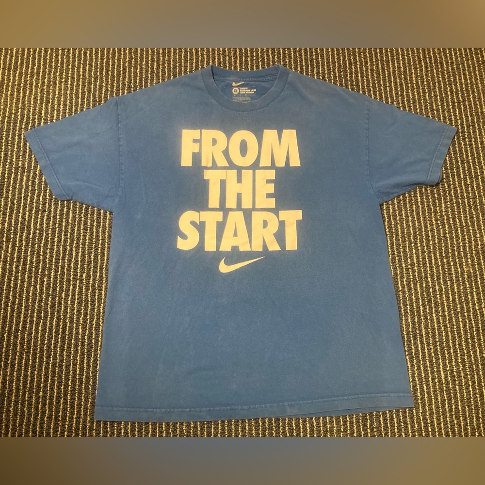 NIKE FROM THE START Swoosh Royal Blue XL Men’s Loose Fit T-shirt